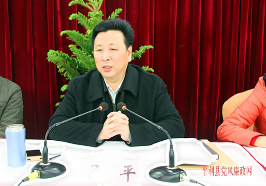 平利县召开2012年度党政机关主要领导述廉大会