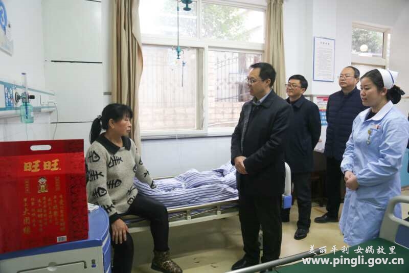 副县长杨飞看望慰问一线医护人员及住院病人-平利县人民政府